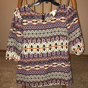Aztec western top